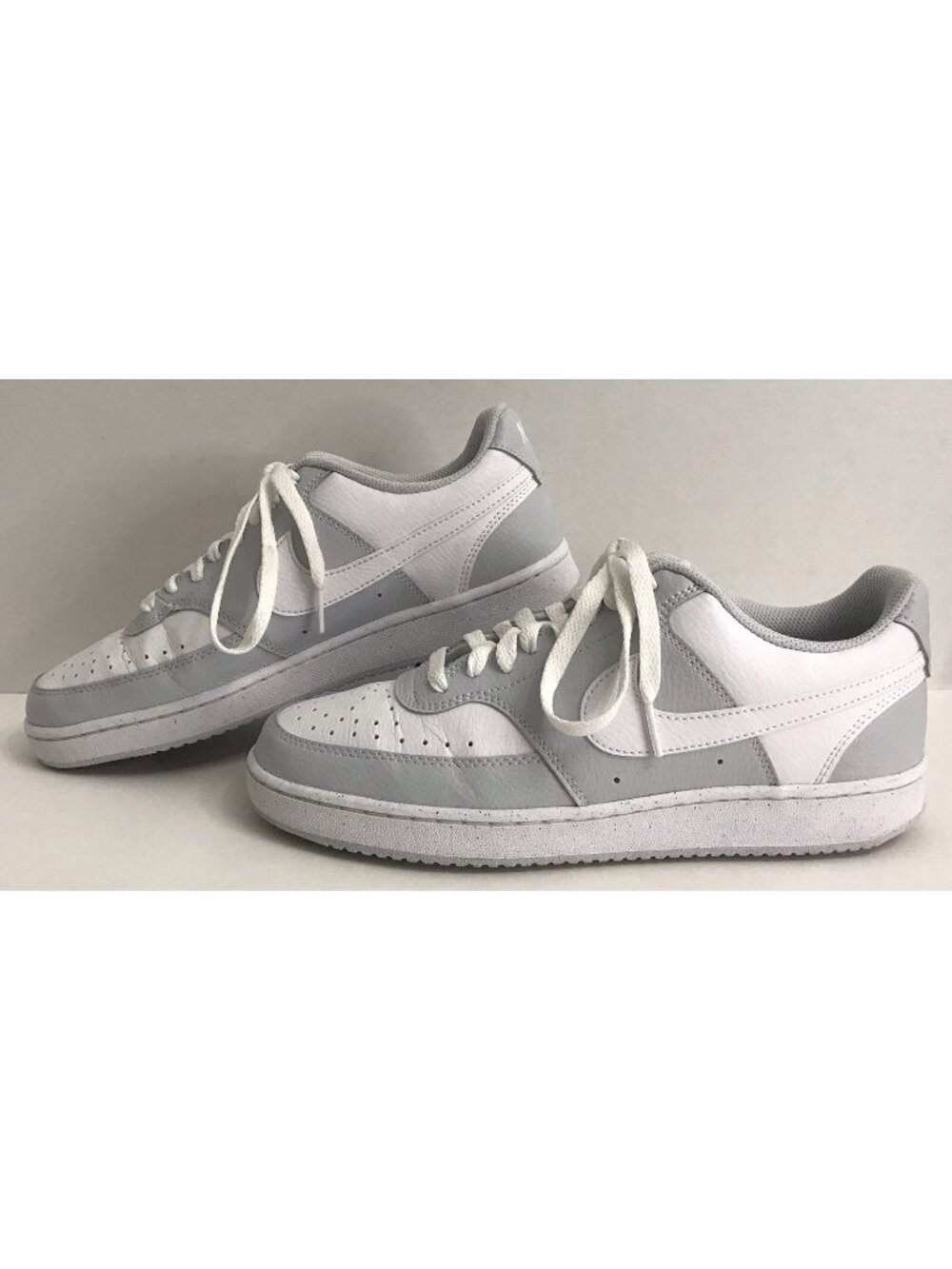 Nike Court Vision Low Pure Platinum White/Gray Men's 8.5 Sneakers HM9862-002